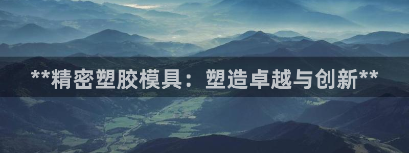 太阳成集团洗米华：**精密塑胶模具：塑造卓越与创新**