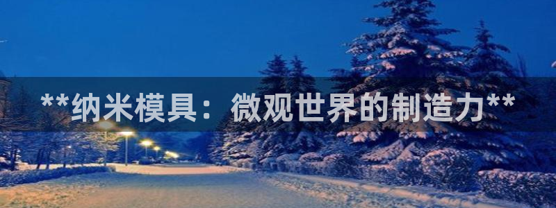太阳成集团tyc234cc福利：**纳米模具：微观世界的制造力**