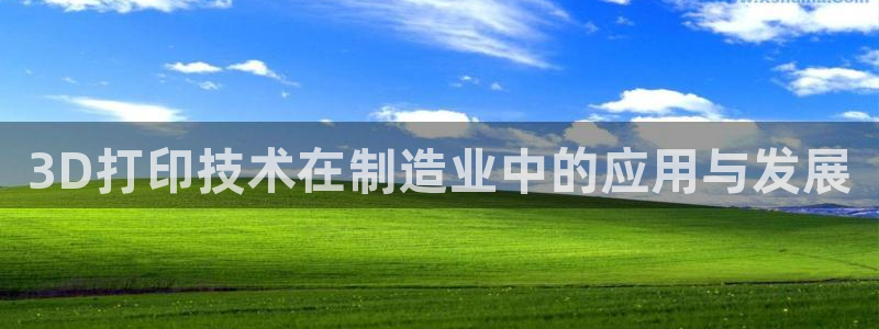 太阳商城贵宾会：3D打印技术在制造业中的应用与发展