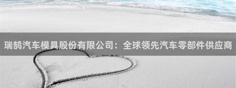 太阳集团董事长是谁：瑞鹄汽车模具股份有限公司：全球领先汽车零部件供应商
