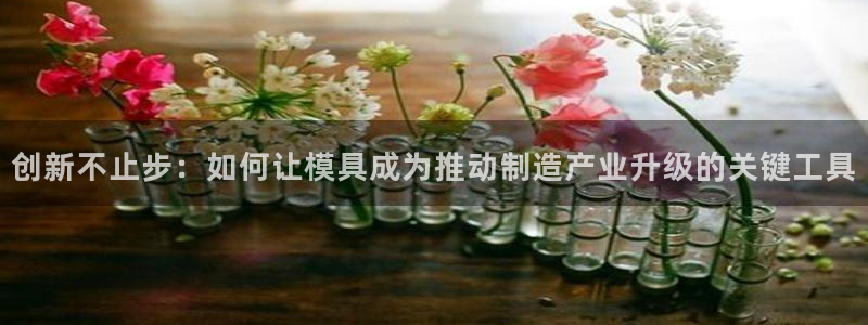 太阳集团手机app下载：创新不止步：如何让模具成为推动制造产业升级的关键工具