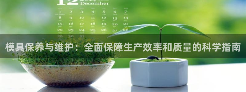 太阳成集团tyc234cc[主页]网址振兴：模具保养与维护：全面保障生产效率和质量的科学指南