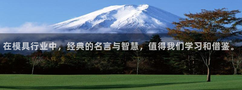 太阳集团电子游戏返还8元：在模具行业中，经典的名言与智慧，值