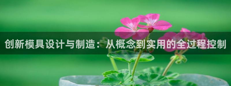 古天乐代言澳门太阳游戏网址：创新模具设计与制造：从概念到实用的全过程控制