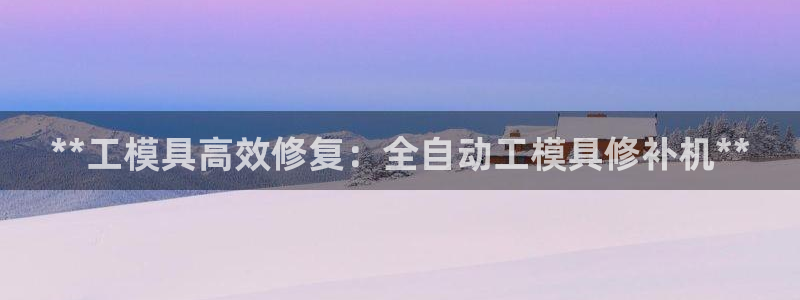 063801太阳集团备用网址：**工模具高效修复：全自动工模具修补机**
